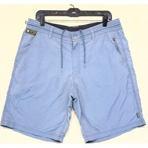Howler Bros Mens Horizon Hybrid Shorts 2.0 Bluestone Hiking Cargo Pocket 35